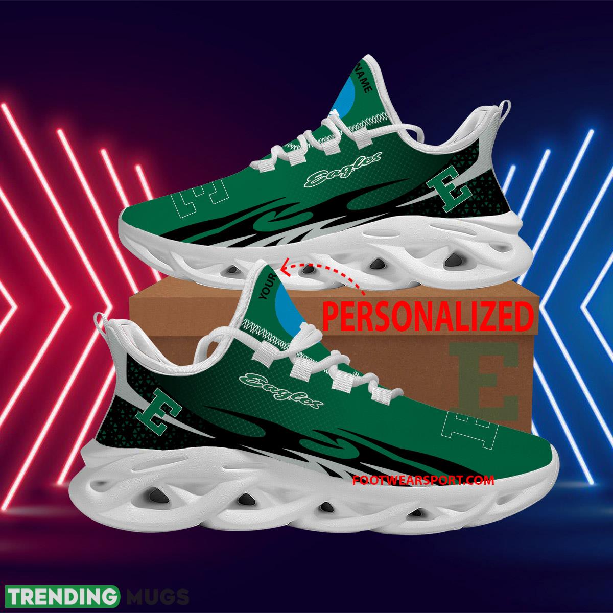 Personalized NCAA Eastern Michigan Eagles Max Soul Shoes New Design Evoke Chunky Sneaker - NCAA Eastern Michigan Eagles Max Soul Shoes Personalized Photo 1 Personalized NCAA Eastern Michigan Eagles Max Soul Shoes New Design Evoke Chunky Sneaker - NCAA Eastern Michigan Eagles Max Soul Shoes Personalized Photo 1
