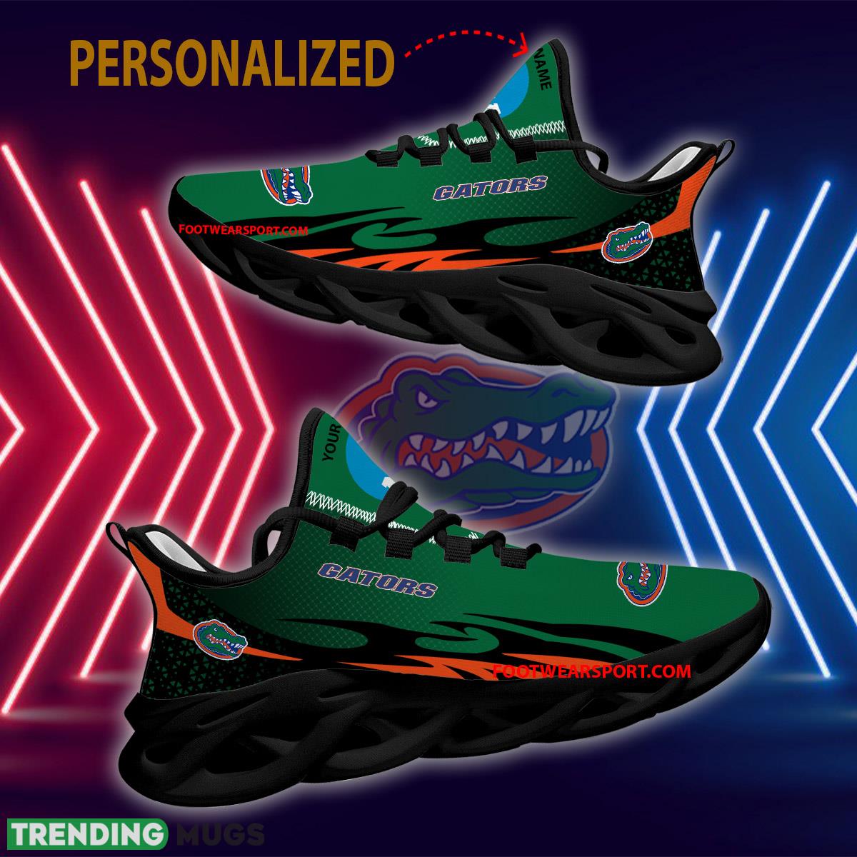 Personalized NCAA Florida Gators Max Soul Shoes New Design Vibe Chunky Sneaker Max Soul Personalized NCAA Florida Gators Max Soul Shoes New Design Vibe Chunky Sneaker Max Soul
