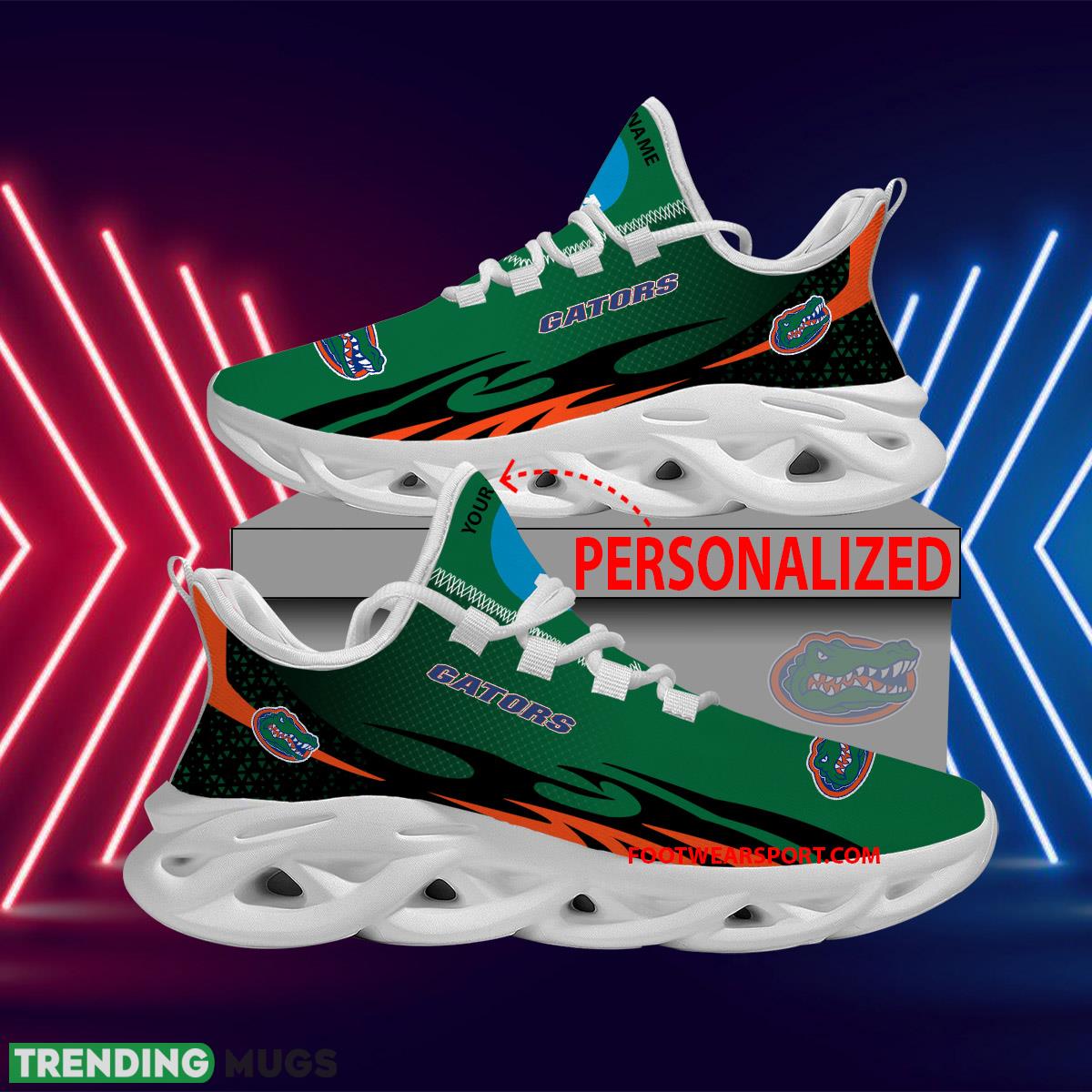 Personalized NCAA Florida Gators Max Soul Shoes New Design Vibe Chunky Sneaker - NCAA Florida Gators Max Soul Shoes Personalized Photo 1 Personalized NCAA Florida Gators Max Soul Shoes New Design Vibe Chunky Sneaker - NCAA Florida Gators Max Soul Shoes Personalized Photo 1