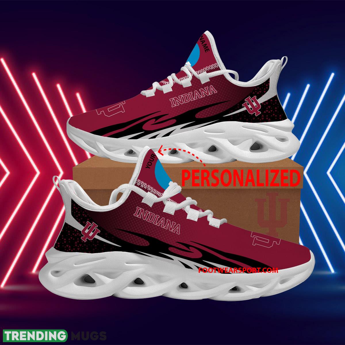 Personalized NCAA Indiana Hoosiers Max Soul Shoes New Design Impression Running Sneaker - NCAA Indiana Hoosiers Max Soul Shoes Personalized Photo 1 Personalized NCAA Indiana Hoosiers Max Soul Shoes New Design Impression Running Sneaker - NCAA Indiana Hoosiers Max Soul Shoes Personalized Photo 1