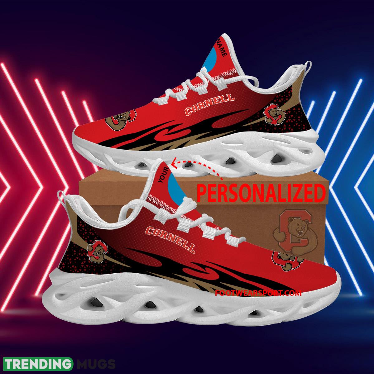 Personalized NCAA2 Cornell Big Red Max Soul Shoes New Design Artistry Running Sneaker - NCAA2 Cornell Big Red Max Soul Shoes Personalized Photo 1 Personalized NCAA2 Cornell Big Red Max Soul Shoes New Design Artistry Running Sneaker - NCAA2 Cornell Big Red Max Soul Shoes Personalized Photo 1
