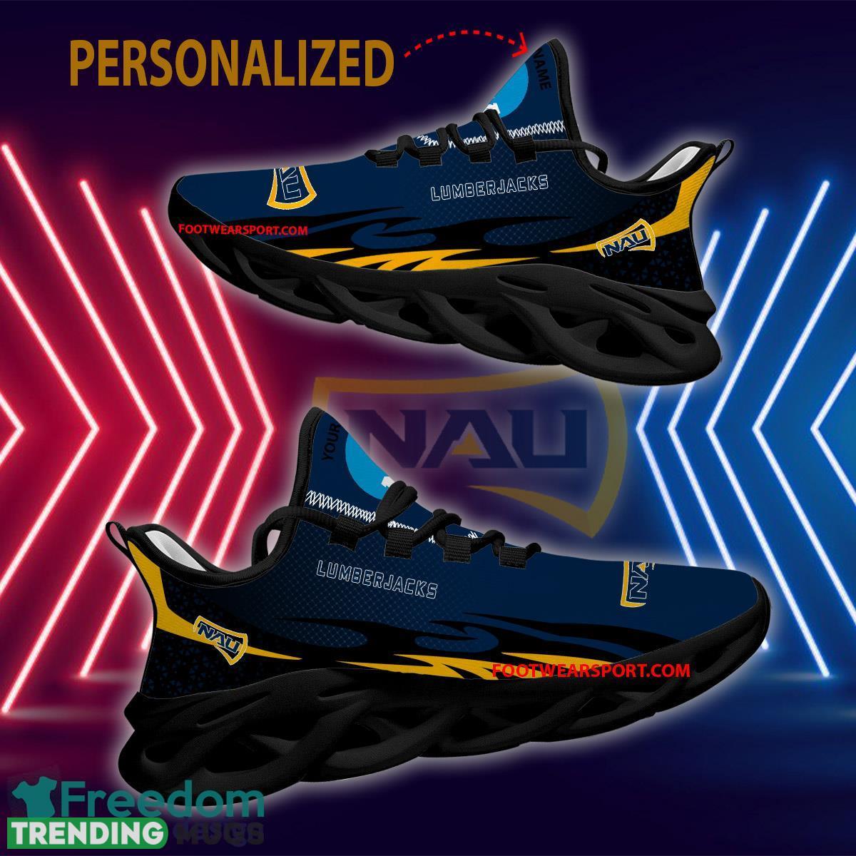 Personalized NCAA2 Northern Arizona Lumberjacks Max Soul Shoes New Design Influence Running Sneaker Max Soul Personalized NCAA2 Northern Arizona Lumberjacks Max Soul Shoes New Design Influence Running Sneaker Max Soul