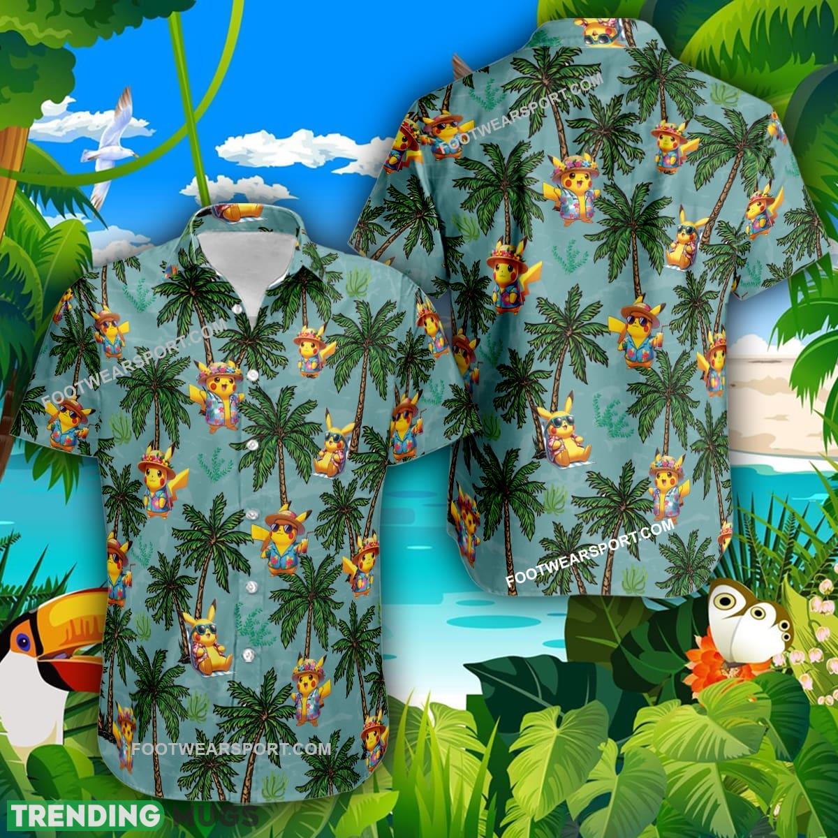 Pikachu Go Beach Coconut Vintage Hawaiian Shirt AOP Special Gifts Hawaiian Shirt Pikachu Go Beach Coconut Vintage Hawaiian Shirt AOP Special Gifts Hawaiian Shirt