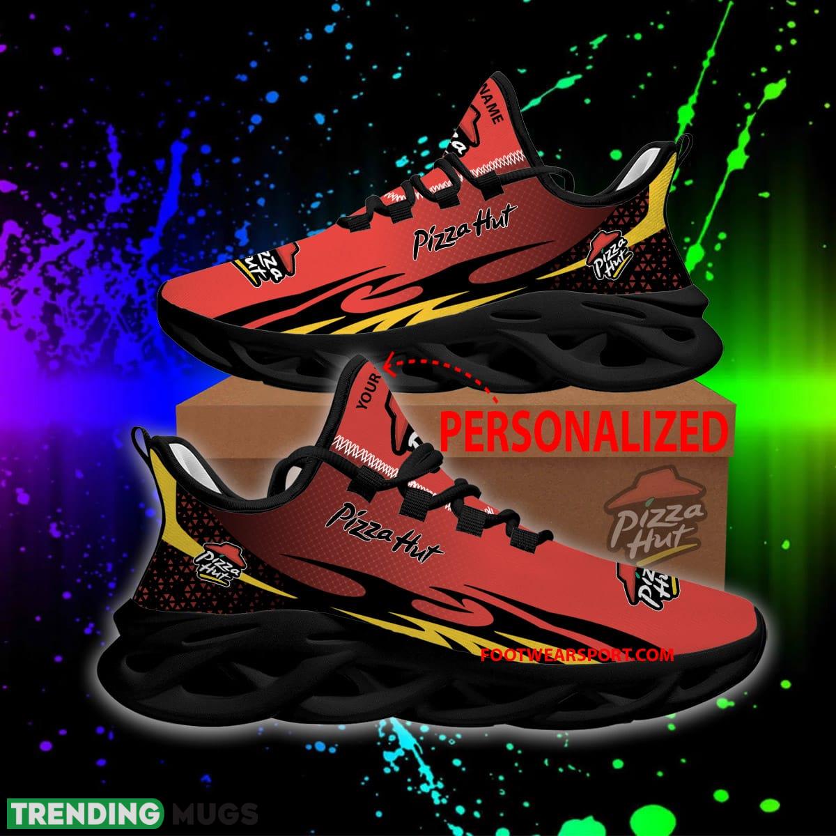 Pizza Hut Max Soul Shoes Pattern New Chunky Sneaker Creative Custom Name - Pizza Hut Max Soul Shoes Personlized Photo 1 Pizza Hut Max Soul Shoes Pattern New Chunky Sneaker Creative Custom Name - Pizza Hut Max Soul Shoes Personlized Photo 1