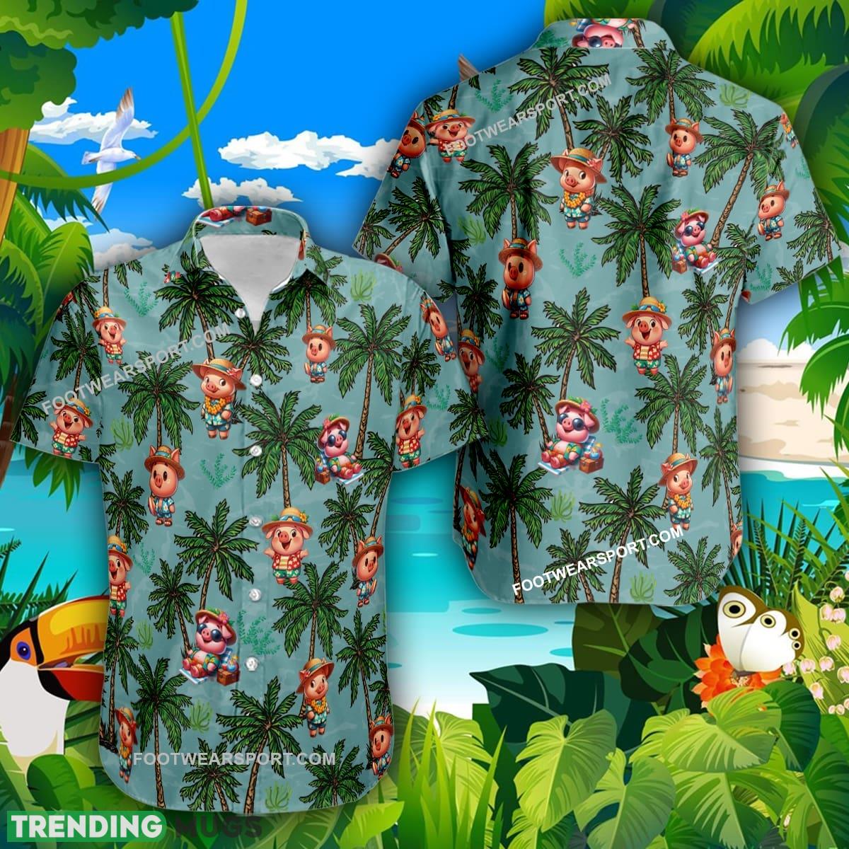 Porky Pig Go Beach Coconut Vintage 3D Hawaiian Shirt For Men And Women Hawaiian Shirt Porky Pig Go Beach Coconut Vintage 3D Hawaiian Shirt For Men And Women Hawaiian Shirt