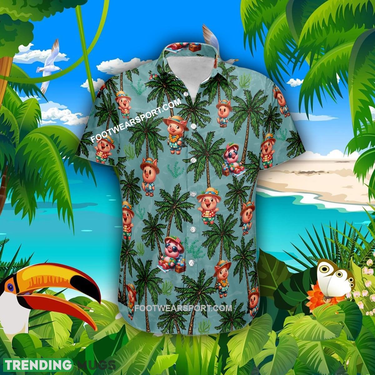 Porky Pig Go Beach Coconut Vintage 3D Hawaiian Shirt For Men And Women Product Photo 1 Porky Pig Go Beach Coconut Vintage 3D Hawaiian Shirt For Men And Women Product Photo 1