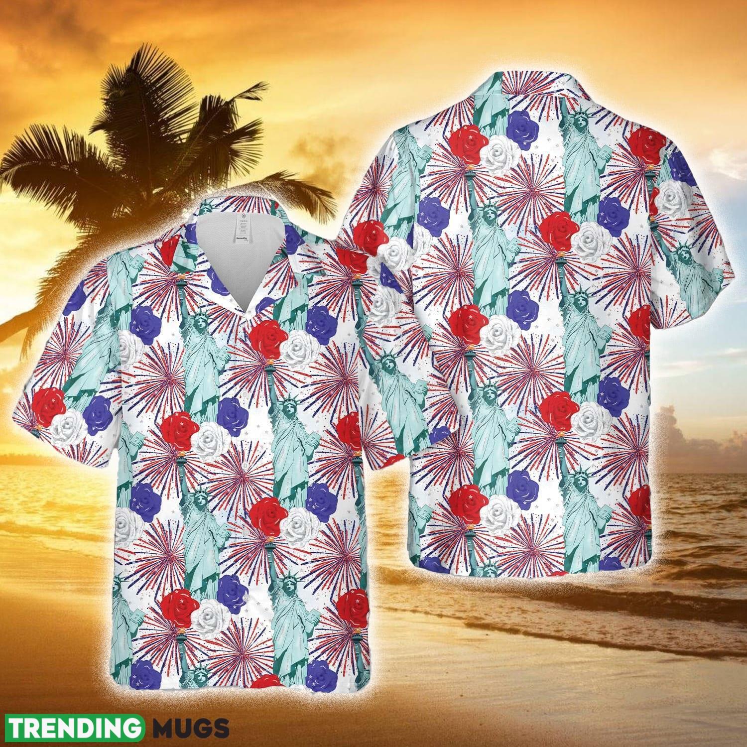 Red White And Blue, 4th Of July Statue Of Liberty Hawaiian Shirt Summer Holidays - Red White And Blue, 4th Of July Statue Of Liberty Hawaiian Shirt Summer Holidays Red White And Blue, 4th Of July Statue Of Liberty Hawaiian Shirt Summer Holidays - Red White And Blue, 4th Of July Statue Of Liberty Hawaiian Shirt Summer Holidays
