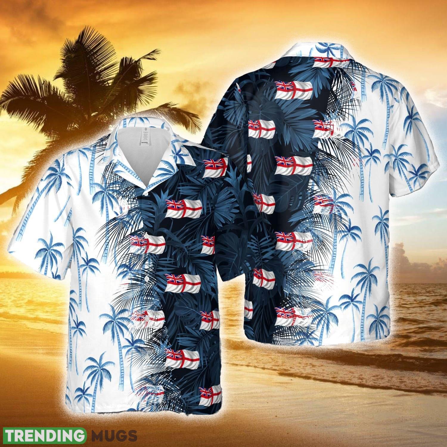 Royal Navy White Ensign Hawaiian Shirt Summer Holidays - Royal Navy White Ensign Hawaiian Shirt Summer Holidays Royal Navy White Ensign Hawaiian Shirt Summer Holidays - Royal Navy White Ensign Hawaiian Shirt Summer Holidays