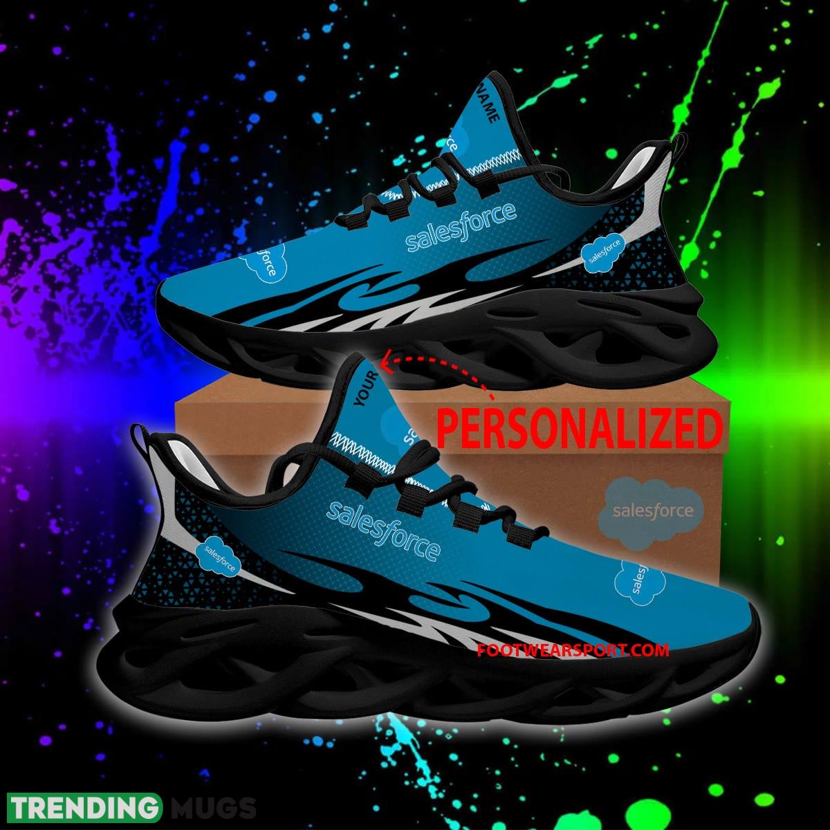 Salesforce Max Soul Shoes Pattern New Sport Sneaker Runway Custom Name - Salesforce Max Soul Shoes Personlized Photo 1 Salesforce Max Soul Shoes Pattern New Sport Sneaker Runway Custom Name - Salesforce Max Soul Shoes Personlized Photo 1