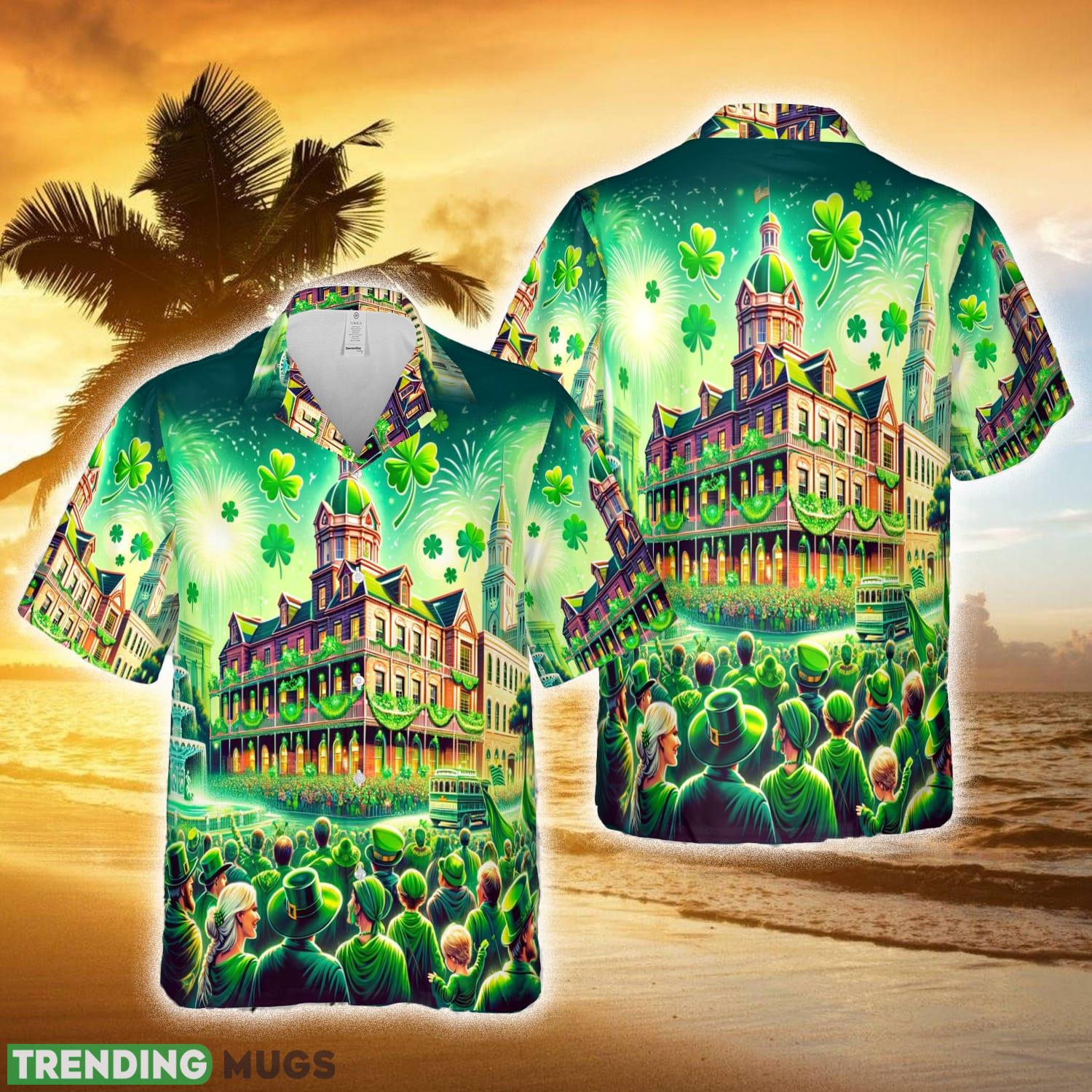 Savannah, Georgia St. Patrick's Day Hawaiian Shirt Summer Holidays Hawaiian Shirt Savannah, Georgia St. Patrick's Day Hawaiian Shirt Summer Holidays - Savannah, Georgia St. Patrick's Day Hawaiian Shirt Summer Holidays