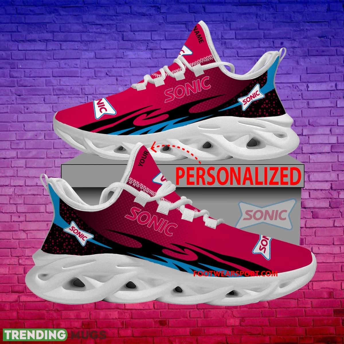Sonic Drive In Max Soul Shoes Pattern New Running Sneaker Design Custom Name - Sonic Drive In Max Soul Shoes Personlized Photo 1 Sonic Drive In Max Soul Shoes Pattern New Running Sneaker Design Custom Name - Sonic Drive In Max Soul Shoes Personlized Photo 1