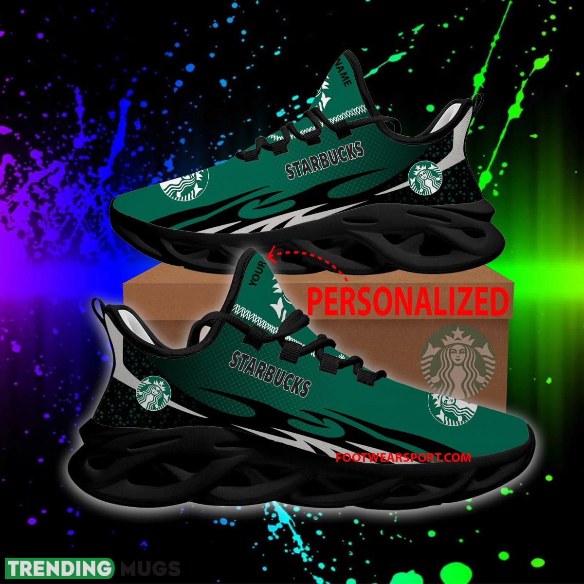 Starbucks Max Soul Shoes Pattern New Running Sneaker Symbolize Custom Name - Starbucks Max Soul Shoes Personlized Photo 1 Starbucks Max Soul Shoes Pattern New Running Sneaker Symbolize Custom Name - Starbucks Max Soul Shoes Personlized Photo 1