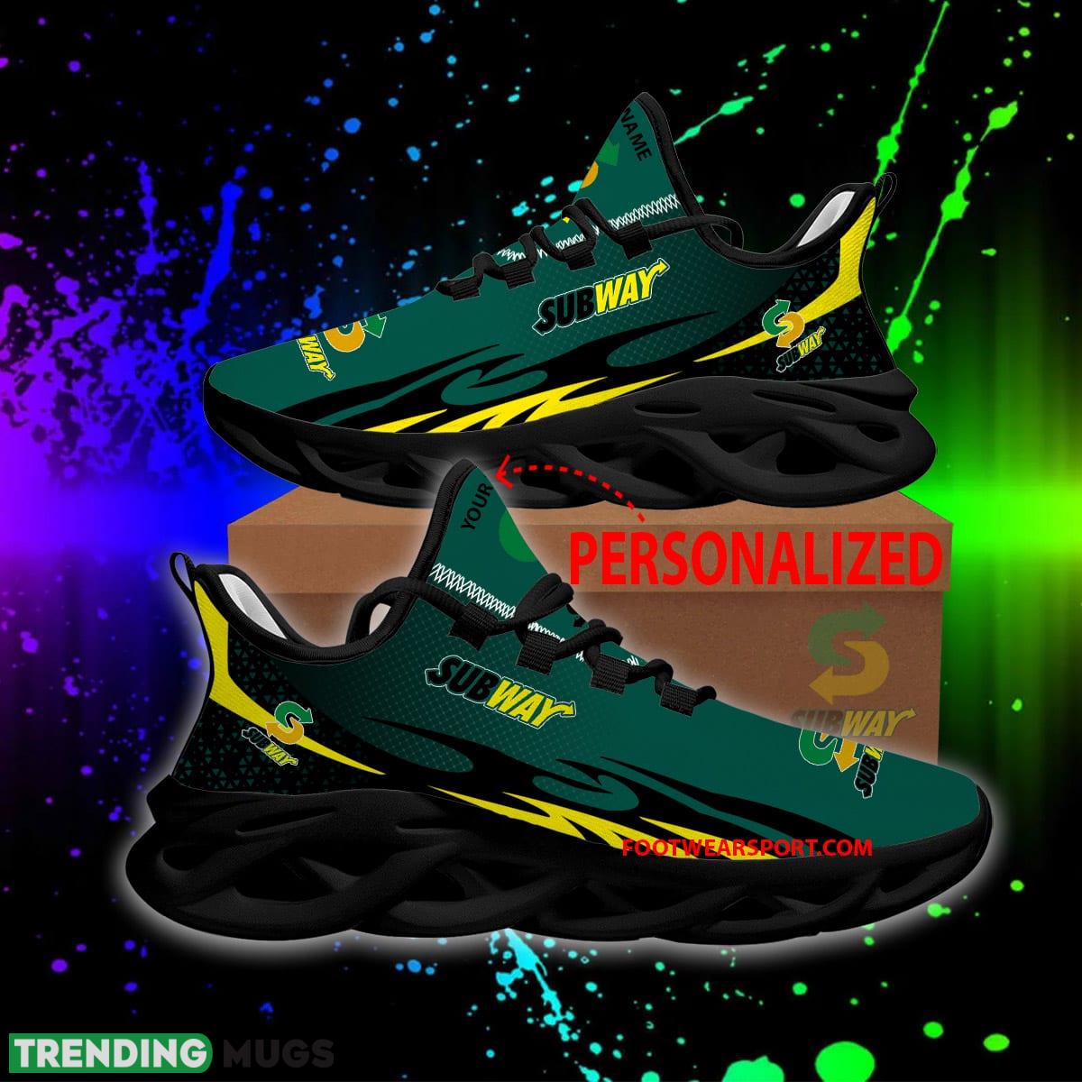 Subway Max Soul Shoes Pattern New Running Sneaker Imprint Custom Name - Subway Max Soul Shoes Personlized Photo 1 Subway Max Soul Shoes Pattern New Running Sneaker Imprint Custom Name - Subway Max Soul Shoes Personlized Photo 1