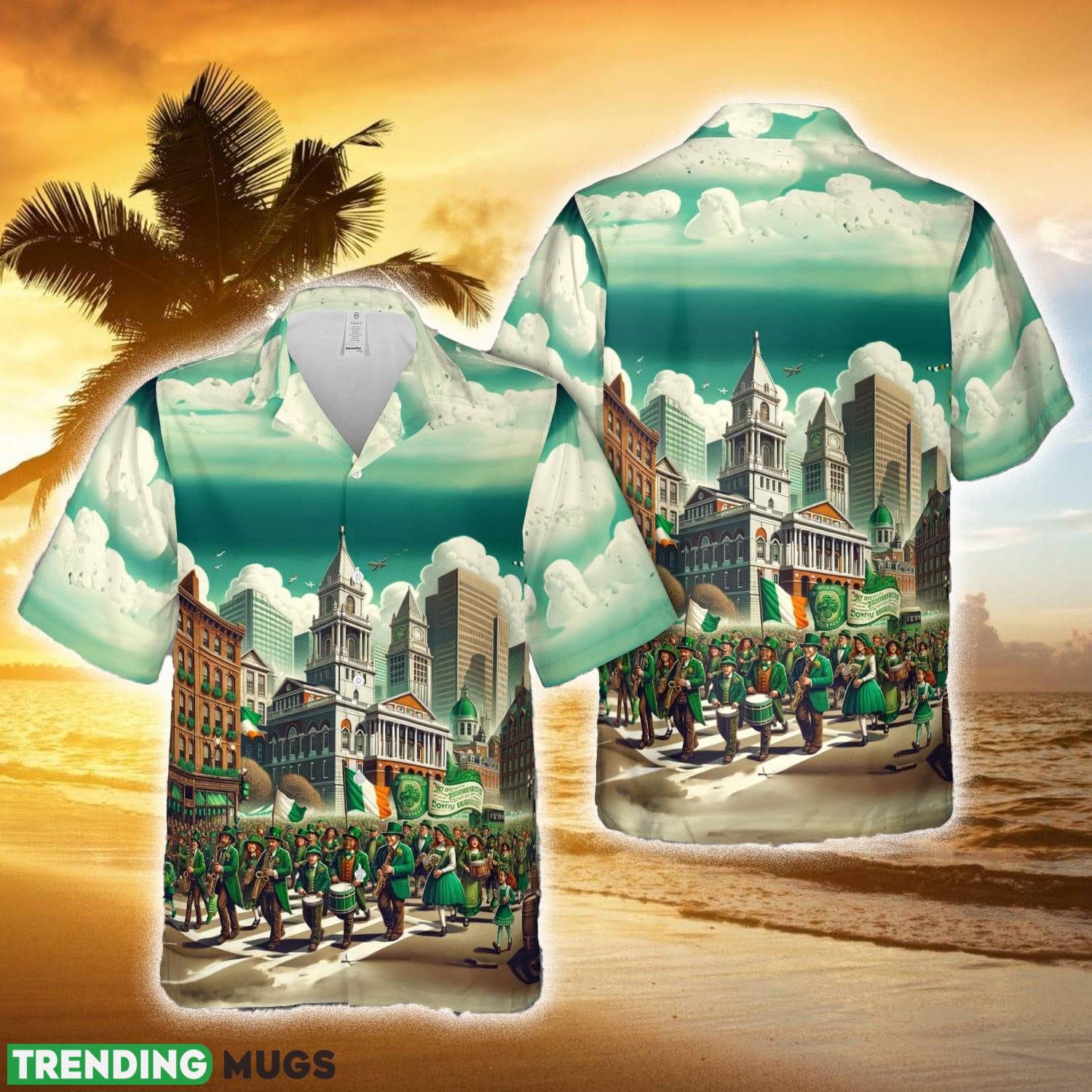 Suffolk County, Massachusetts St. Patrick's Day Hawaiian Shirt Summer Holidays Hawaiian Shirt Suffolk County, Massachusetts St. Patrick's Day Hawaiian Shirt Summer Holidays - Suffolk County, Massachusetts St. Patrick's Day Hawaiian Shirt Summer Holidays