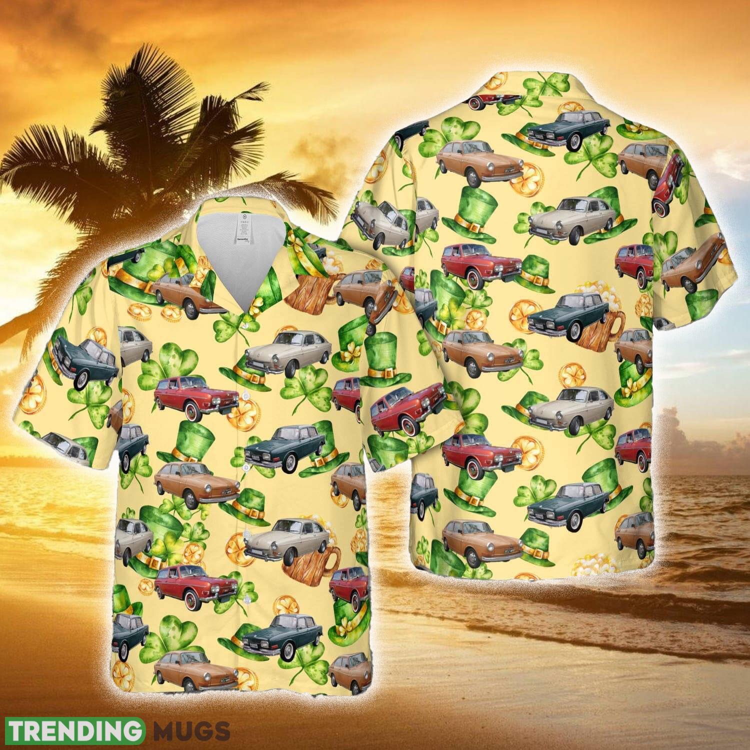 VW Type 3, Patrick's Day Hawaiian Shirt Summer Holidays Hawaiian Shirt VW Type 3, Patrick's Day Hawaiian Shirt Summer Holidays - VW Type 3, Patrick's Day Hawaiian Shirt Summer Holidays