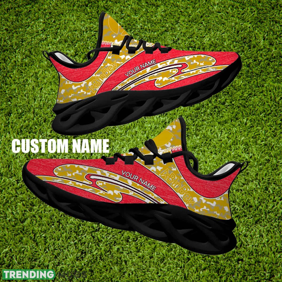 ABinbev Brand New Running Sneaker Imagery Camo Max Soul Shoes Custom Name Hawaiian Shirt, Max Soul ABinbev Brand New Running Sneaker Imagery Camo Max Soul Shoes Custom Name Hawaiian Shirt, Max Soul