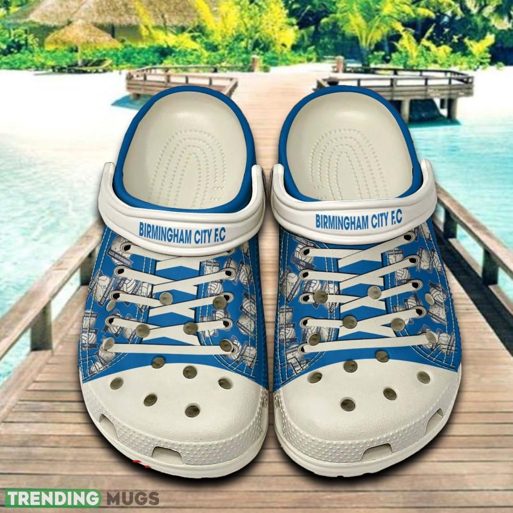 Birmingham City F.C 3D Clog Shoes For Fans Summer Beach All Over Print - Birmingham City F.C 3D Clog Shoes For Fans Summer Beach All Over Print