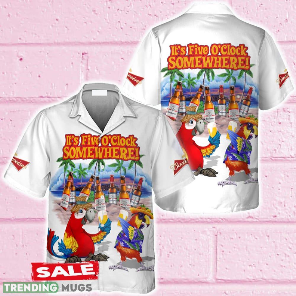 Budweiser Beer Funny Parrot Hawaiian Shirt Beer For Men Women Summer Beach - Budweiser Beer Funny Parrot Hawaiian Shirt Beer For Men Women Summer Beach Budweiser Beer Funny Parrot Hawaiian Shirt Beer For Men Women Summer Beach - Budweiser Beer Funny Parrot Hawaiian Shirt Beer For Men Women Summer Beach