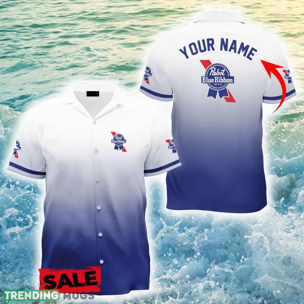 Custom Name Pabst Blue Ribbon Gradient Hawaiian Shirt Beer Holidays Summer - Custom Name Pabst Blue Ribbon Gradient Hawaiian Shirt Beer Holidays Summer Custom Name Pabst Blue Ribbon Gradient Hawaiian Shirt Beer Holidays Summer - Custom Name Pabst Blue Ribbon Gradient Hawaiian Shirt Beer Holidays Summer