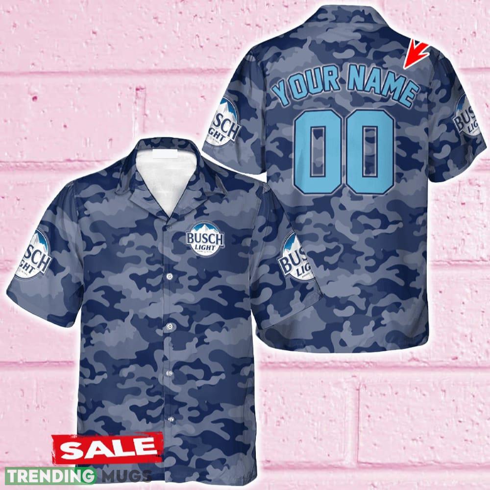 Custom Number And Name Busch Light Blue Camouflage Hawaiian Shirt Beer For Men Women Summer Beach - Custom Number And Name Busch Light Blue Camouflage Hawaiian Shirt Beer For Men Women Summer Beach Custom Number And Name Busch Light Blue Camouflage Hawaiian Shirt Beer For Men Women Summer Beach - Custom Number And Name Busch Light Blue Camouflage Hawaiian Shirt Beer For Men Women Summer Beach