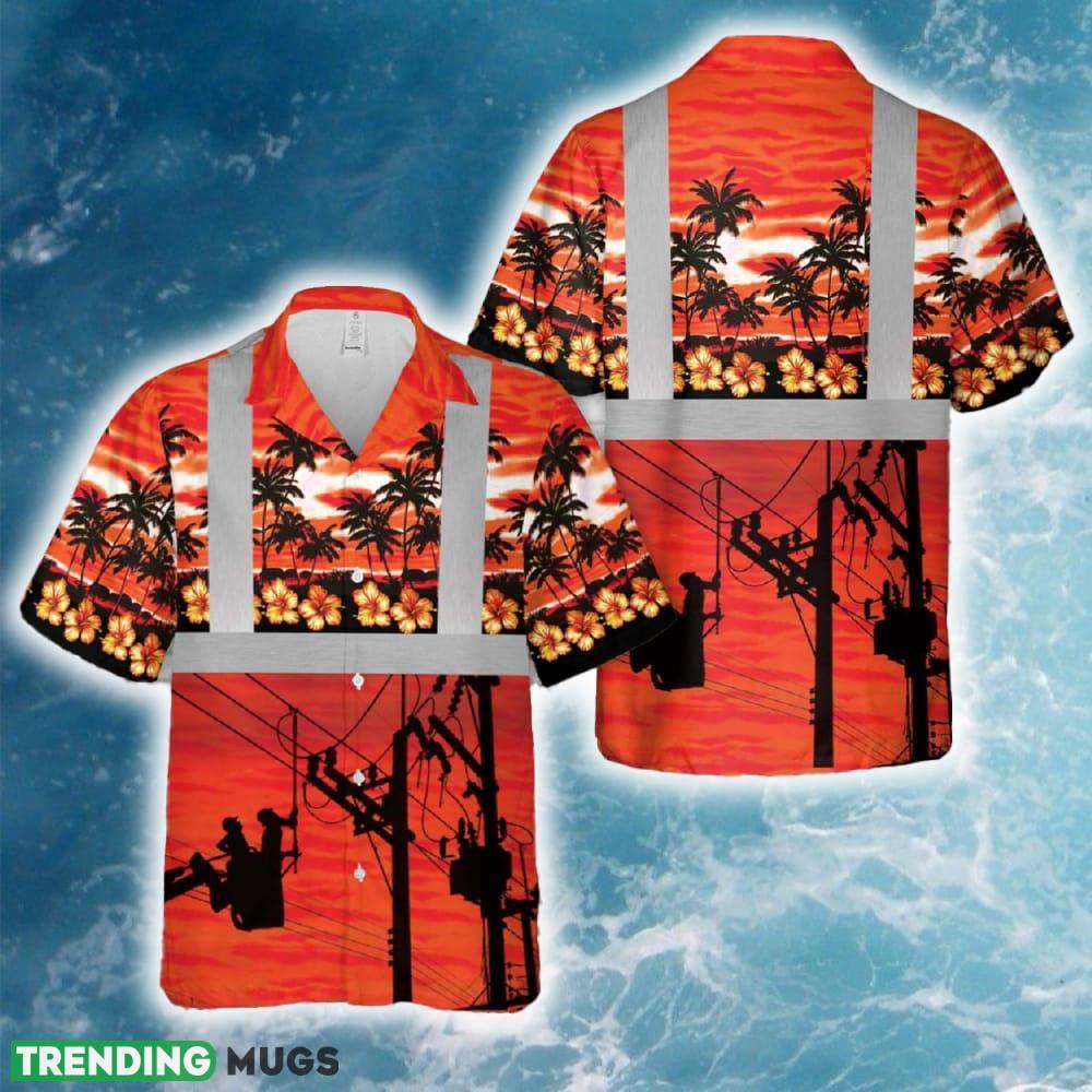 Electrician Sunset Hawaiian Shirt For Men Women - Electrician Sunset Hawaiian Shirt For Men Women Electrician Sunset Hawaiian Shirt For Men Women - Electrician Sunset Hawaiian Shirt For Men Women