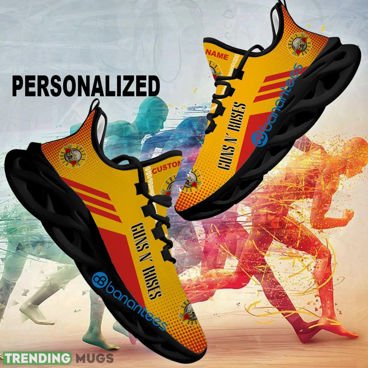 Guns N Roses Band Max Soul Shoes New Custom Name Creative Running Sneaker Max Soul Guns N Roses Band Max Soul Shoes New Custom Name Creative Running Sneaker Max Soul