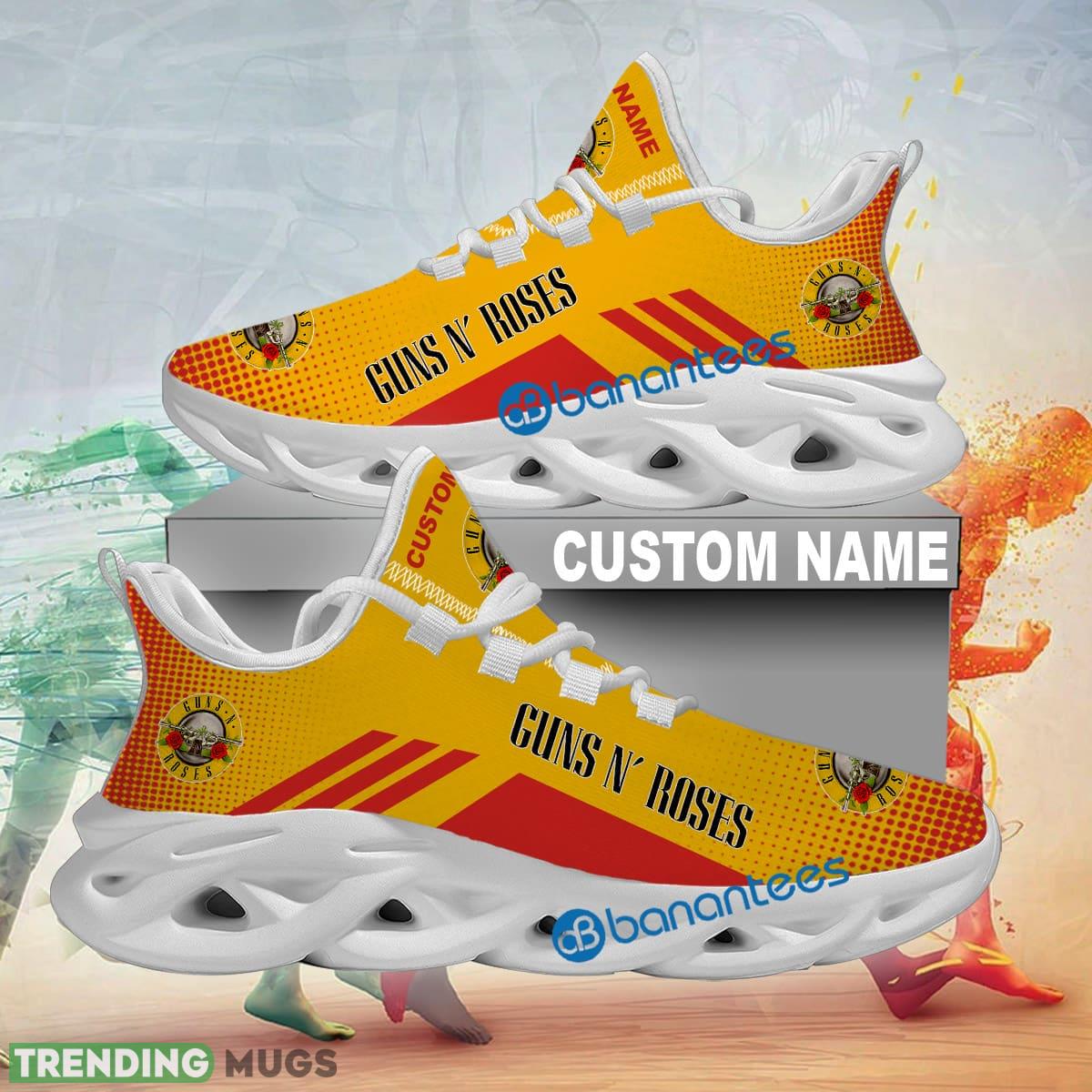 Guns N Roses Band Max Soul Shoes New Custom Name Creative Running Sneaker - Guns N Roses Band Running Sneakers New Personalized_1 Guns N Roses Band Max Soul Shoes New Custom Name Creative Running Sneaker - Guns N Roses Band Running Sneakers New Personalized_1
