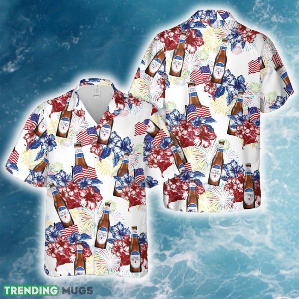 Michelob Ultra 4th Of July Hawaiian Shirt Beach Summer - Michelob Ultra 4th Of July Hawaiian Shirt Beach Summer