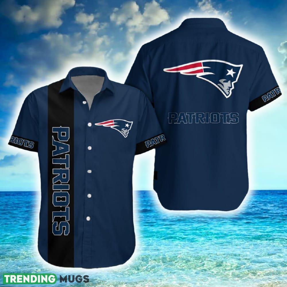 New England Patriots Combo Hawaiian Shirt And Shorts For Men Women Summer Beach - New England Patriots Hawaiian Shirt And Short Set New For Fans_1