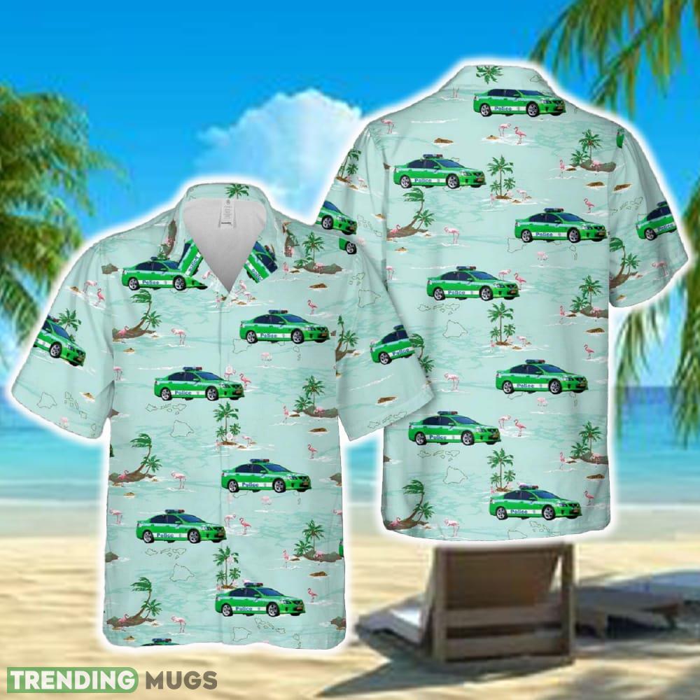 New South Wales Police Force Car Hawaiian Shirt - New South Wales Police Force Car Hawaiian Shirt