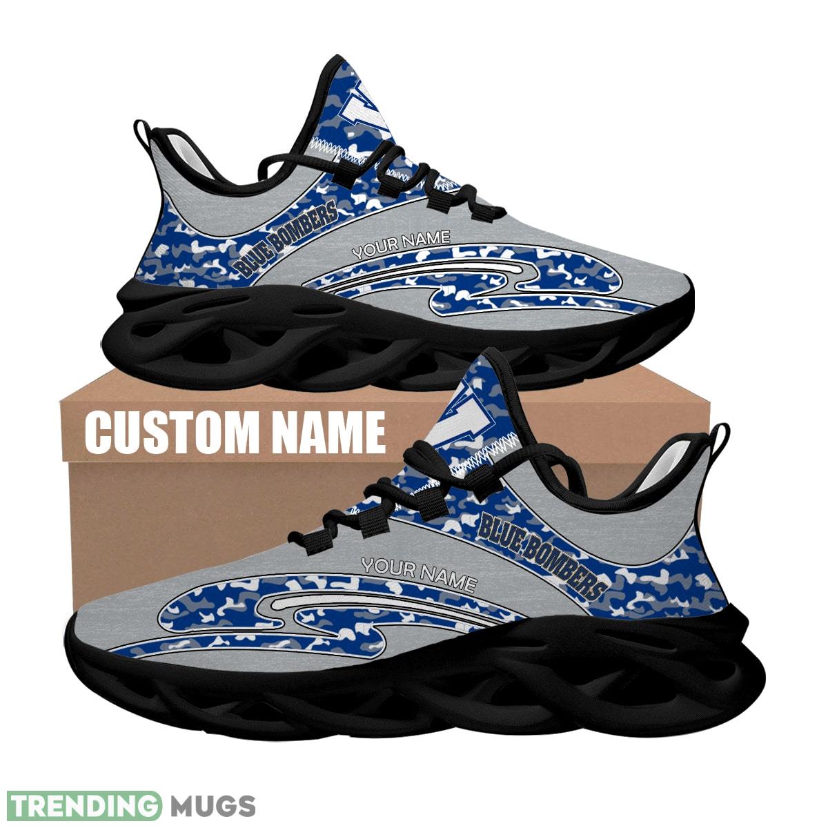 Personalized Camo Design CFL Winnipeg Blue Bombers Max Soul Shoes Unique Chunky Sneaker Max Soul Personalized Camo Design CFL Winnipeg Blue Bombers Max Soul Shoes Unique Chunky Sneaker Max Soul