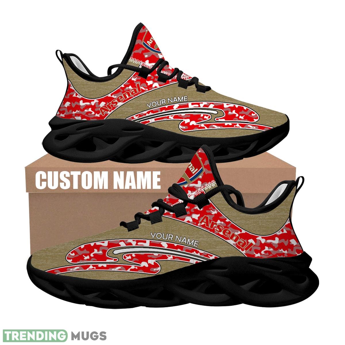 Personalized Camo Design EPL Arsenal Max Soul Shoes Footwear Sport Sneaker Max Soul Personalized Camo Design EPL Arsenal Max Soul Shoes Footwear Sport Sneaker Max Soul