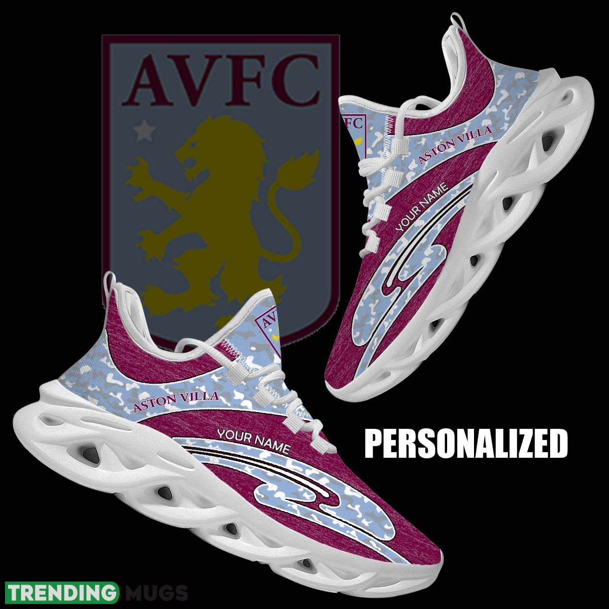 Personalized Camo Design EPL Aston Villa Max Soul Shoes Style Chunky Sneaker - EPL Aston Villa Chunky Sneakers Camo Personalized Style 1 Personalized Camo Design EPL Aston Villa Max Soul Shoes Style Chunky Sneaker - EPL Aston Villa Chunky Sneakers Camo Personalized Style 1