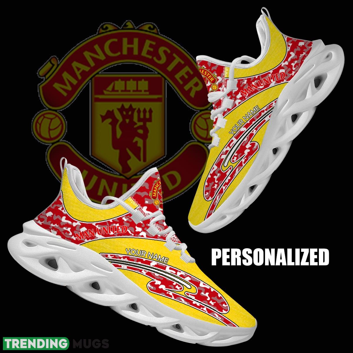 Personalized Camo Design EPL Manchester United Max Soul Shoes Badge Sport Sneaker - EPL Manchester United Chunky Sneakers Camo Personalized Style 1 Personalized Camo Design EPL Manchester United Max Soul Shoes Badge Sport Sneaker - EPL Manchester United Chunky Sneakers Camo Personalized Style 1