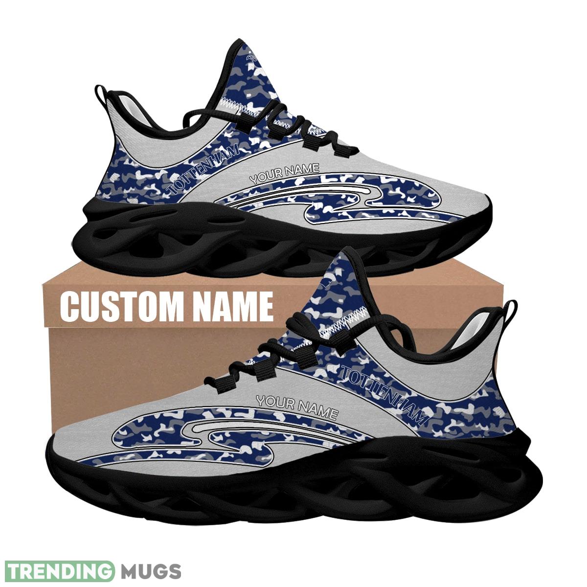 Personalized Camo Design EPL Tottenham Hotspur Max Soul Shoes Motif Chunky Sneaker Max Soul Personalized Camo Design EPL Tottenham Hotspur Max Soul Shoes Motif Chunky Sneaker Max Soul