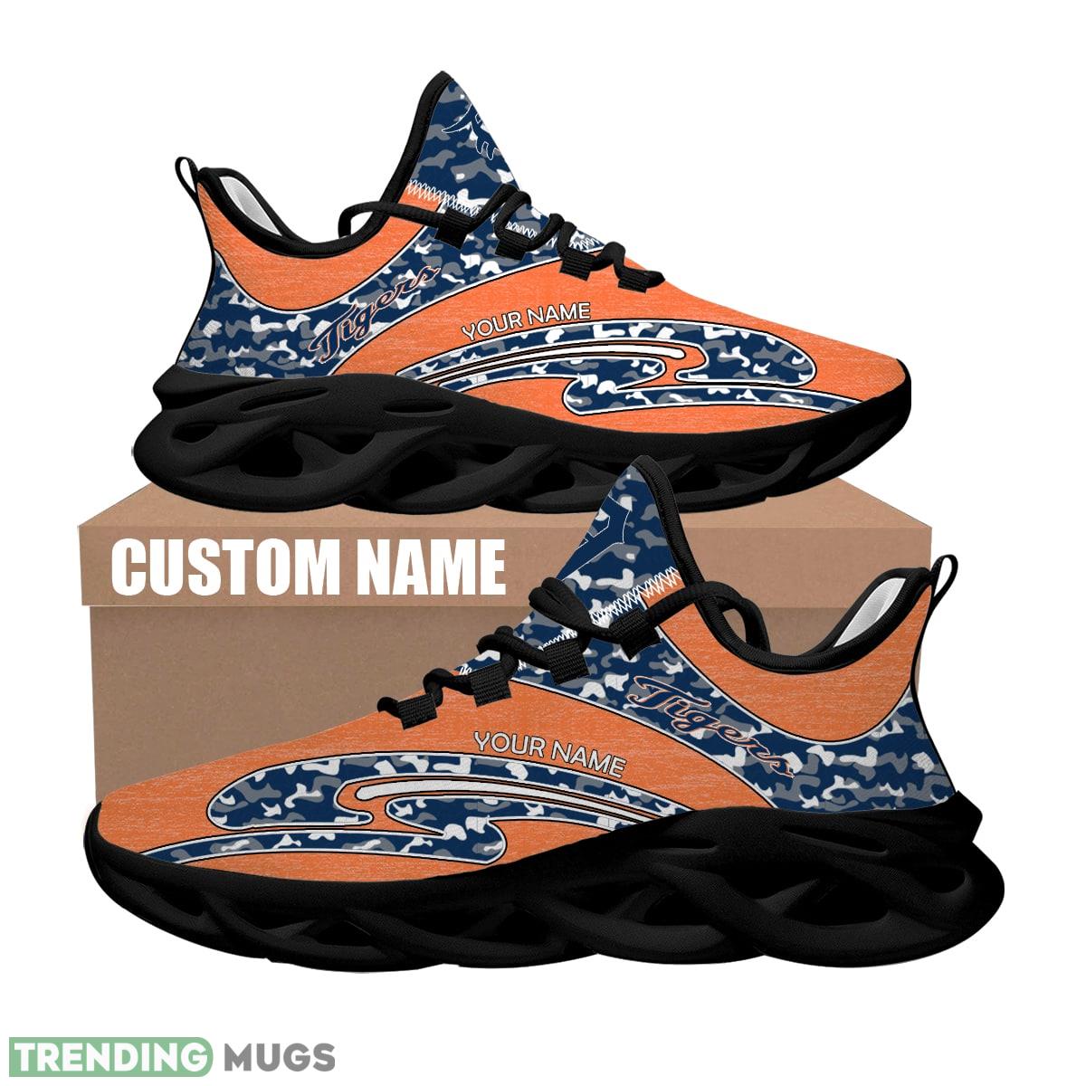 Personalized Camo Design MLB Detroit Tigers Max Soul Shoes Effortless Chunky Sneaker Max Soul Personalized Camo Design MLB Detroit Tigers Max Soul Shoes Effortless Chunky Sneaker Max Soul