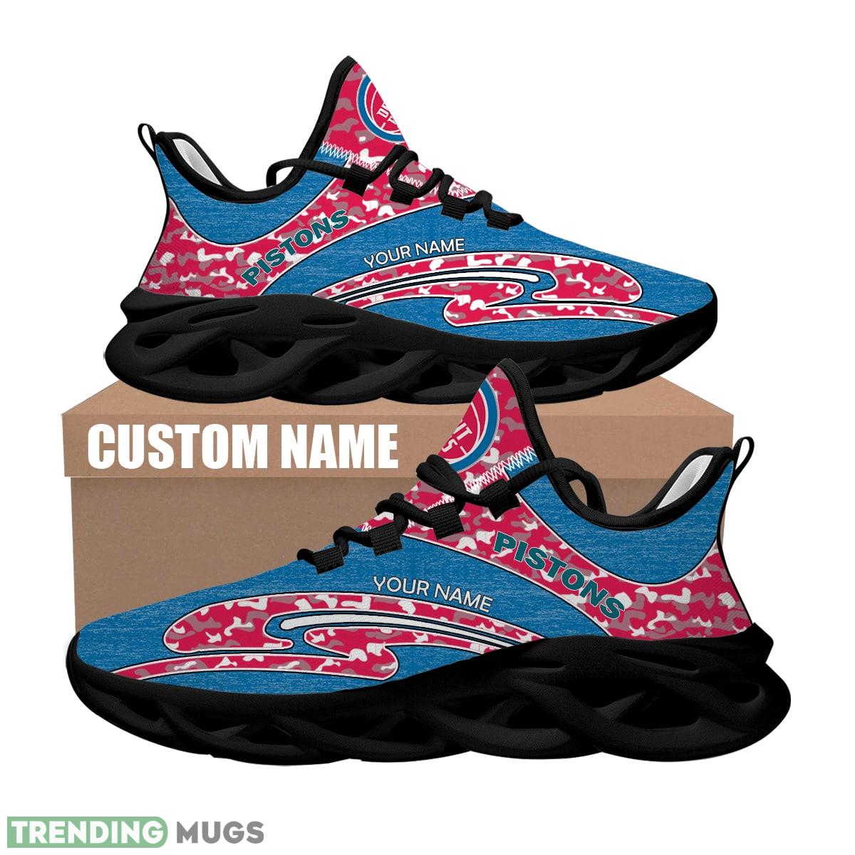 Personalized Camo Design NBA Detroit Pistons Max Soul Shoes Craftsmanship Sport Sneaker Max Soul Personalized Camo Design NBA Detroit Pistons Max Soul Shoes Craftsmanship Sport Sneaker Max Soul