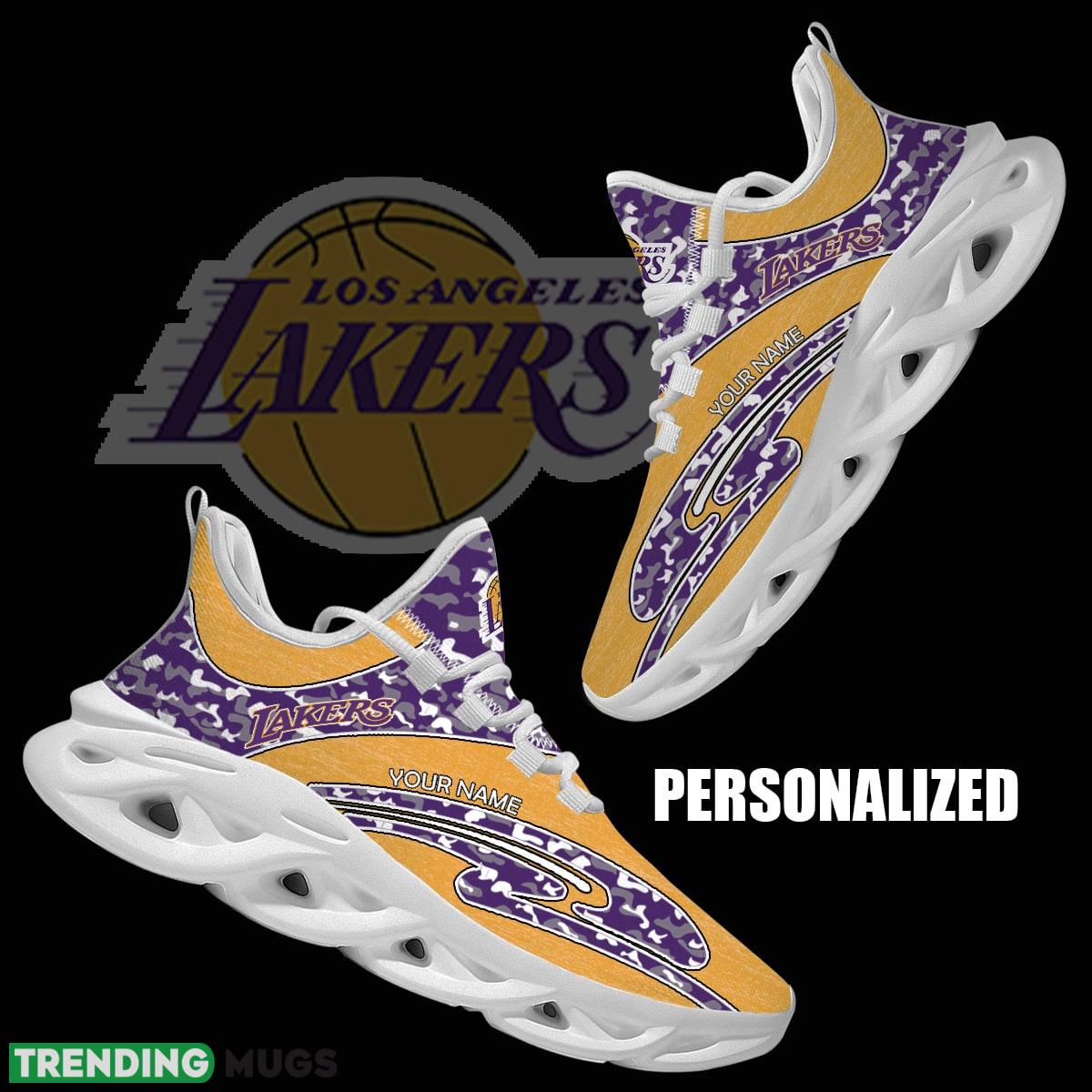 Personalized Camo Design NBA Los Angeles Lakers Max Soul Shoes Trendsetting Running Sneaker - NBA Los Angeles Lakers Chunky Sneakers Camo Personalized Style 1 Personalized Camo Design NBA Los Angeles Lakers Max Soul Shoes Trendsetting Running Sneaker - NBA Los Angeles Lakers Chunky Sneakers Camo Personalized Style 1