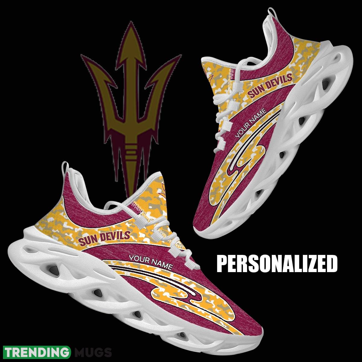 Personalized Camo Design NCAA Arizona State Sun Devils Max Soul Shoes Athletic Running Sneaker - NCAA Arizona State Sun Devils Chunky Sneakers Camo Personalized Style 1 Personalized Camo Design NCAA Arizona State Sun Devils Max Soul Shoes Athletic Running Sneaker - NCAA Arizona State Sun Devils Chunky Sneakers Camo Personalized Style 1