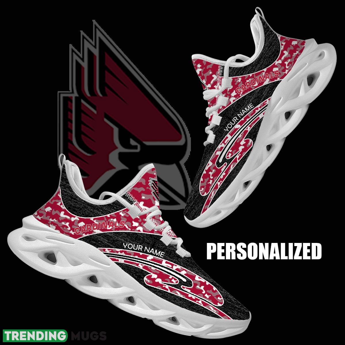 Personalized Camo Design NCAA Ball State Cardinals Max Soul Shoes Comfort Running Sneaker - NCAA Ball State Cardinals Chunky Sneakers Camo Personalized Style 1 Personalized Camo Design NCAA Ball State Cardinals Max Soul Shoes Comfort Running Sneaker - NCAA Ball State Cardinals Chunky Sneakers Camo Personalized Style 1