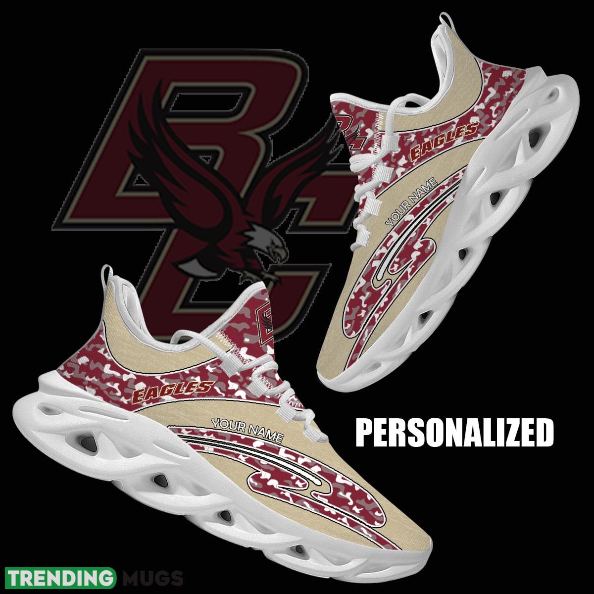 Personalized Camo Design NCAA Boston College Eagles Max Soul Shoes Footwear Running Sneaker - NCAA Boston College Eagles Chunky Sneakers Camo Personalized Style 1 Personalized Camo Design NCAA Boston College Eagles Max Soul Shoes Footwear Running Sneaker - NCAA Boston College Eagles Chunky Sneakers Camo Personalized Style 1