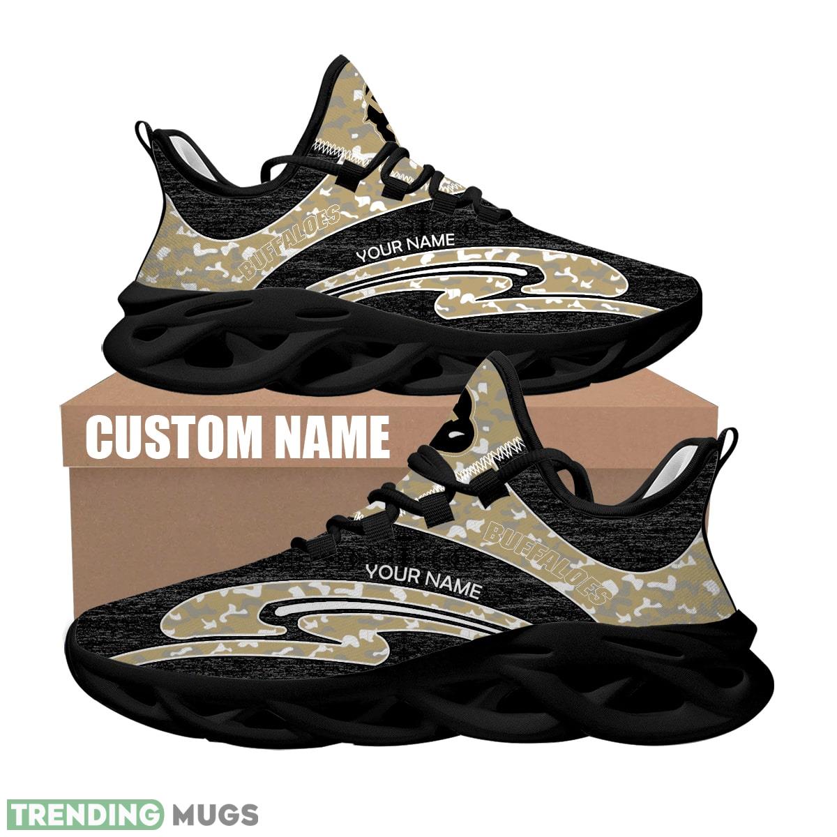 Personalized Camo Design NCAA Colorado Buffaloes Max Soul Shoes Imprint Sport Sneaker Max Soul Personalized Camo Design NCAA Colorado Buffaloes Max Soul Shoes Imprint Sport Sneaker Max Soul