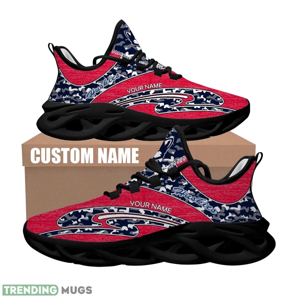 Personalized Camo Design NCAA Connecticut Huskies Max Soul Shoes Badge Running Sneaker Max Soul Personalized Camo Design NCAA Connecticut Huskies Max Soul Shoes Badge Running Sneaker Max Soul