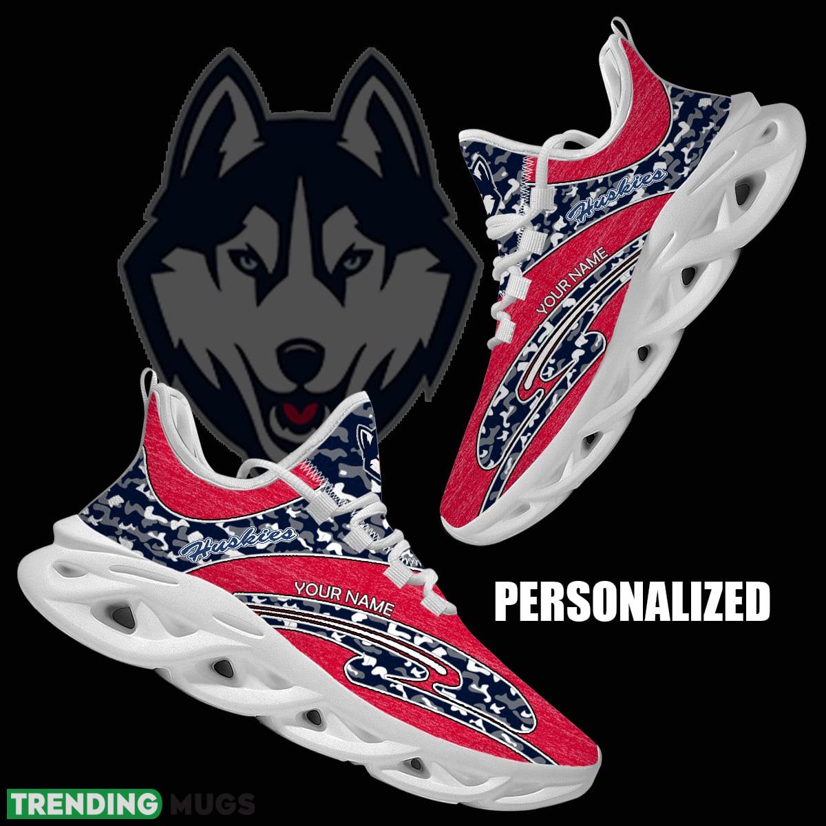 Personalized Camo Design NCAA Connecticut Huskies Max Soul Shoes Badge Running Sneaker - NCAA Connecticut Huskies Chunky Sneakers Camo Personalized Style 1 Personalized Camo Design NCAA Connecticut Huskies Max Soul Shoes Badge Running Sneaker - NCAA Connecticut Huskies Chunky Sneakers Camo Personalized Style 1