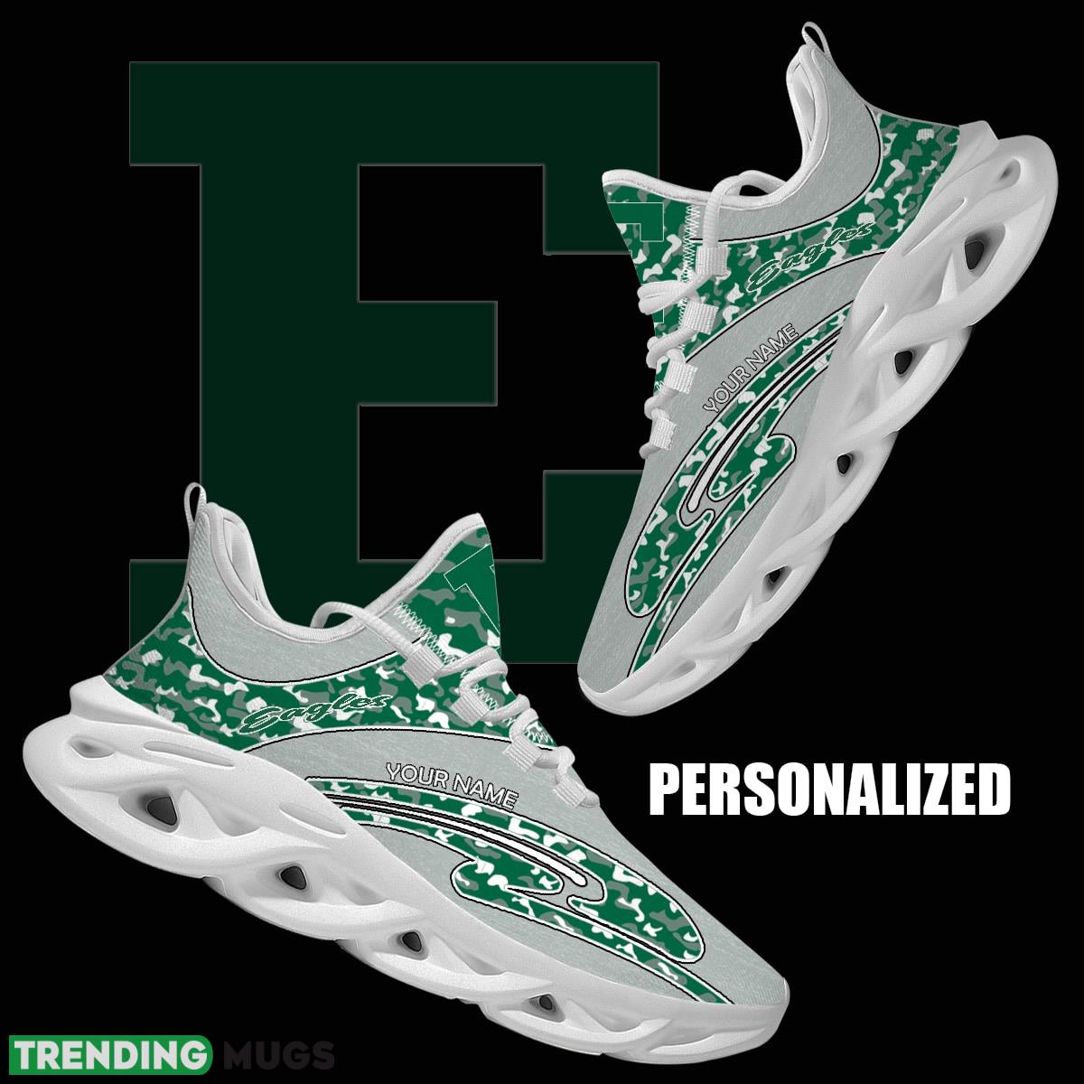 Personalized Camo Design NCAA Eastern Michigan Eagles Max Soul Shoes Visual Running Sneaker - NCAA Eastern Michigan Eagles Chunky Sneakers Camo Personalized Style 1 Personalized Camo Design NCAA Eastern Michigan Eagles Max Soul Shoes Visual Running Sneaker - NCAA Eastern Michigan Eagles Chunky Sneakers Camo Personalized Style 1