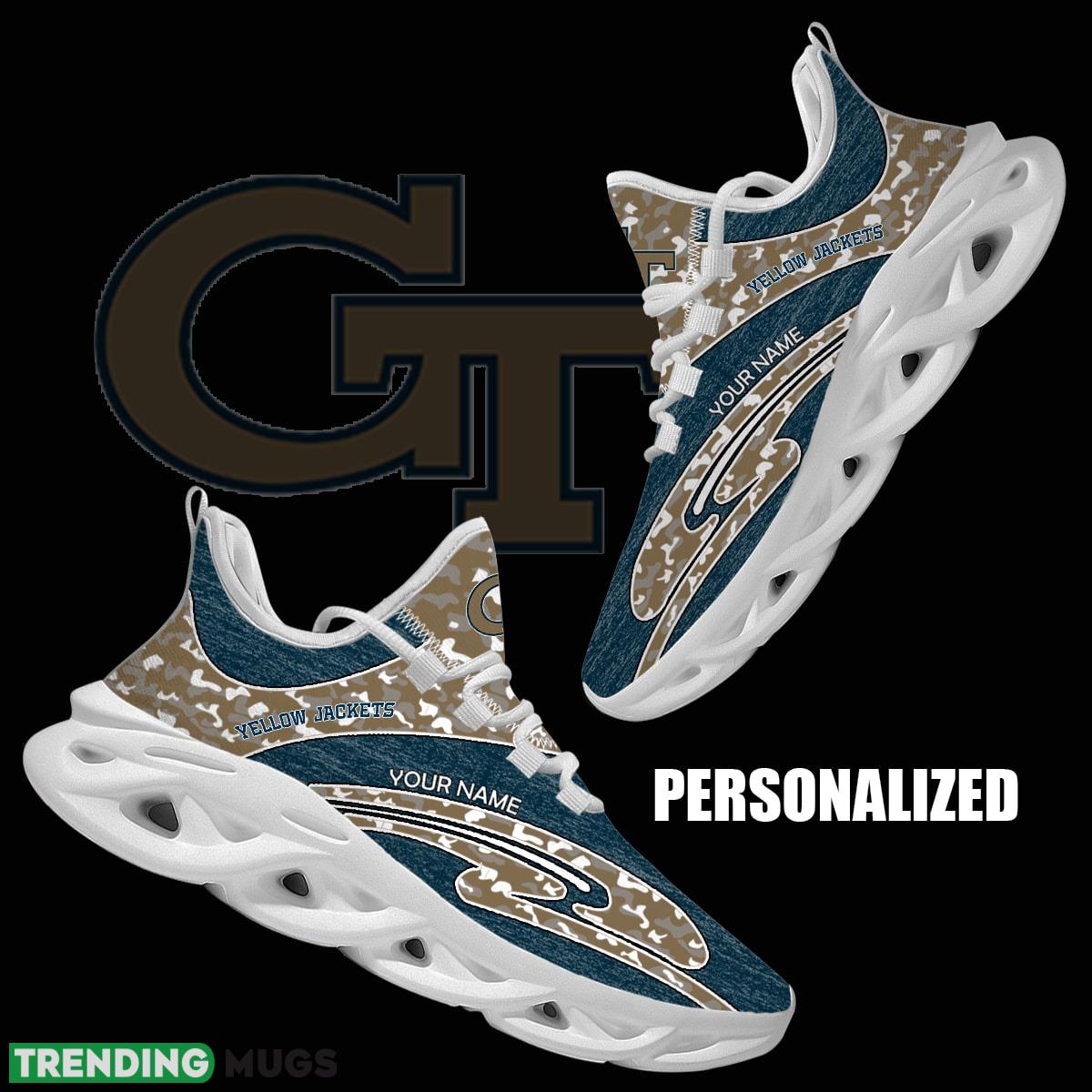 Personalized Camo Design NCAA Georgia Tech Yellow Jackets Max Soul Shoes Trademark Running Sneaker - NCAA Georgia Tech Yellow Jackets Chunky Sneakers Camo Personalized Style 1 Personalized Camo Design NCAA Georgia Tech Yellow Jackets Max Soul Shoes Trademark Running Sneaker - NCAA Georgia Tech Yellow Jackets Chunky Sneakers Camo Personalized Style 1