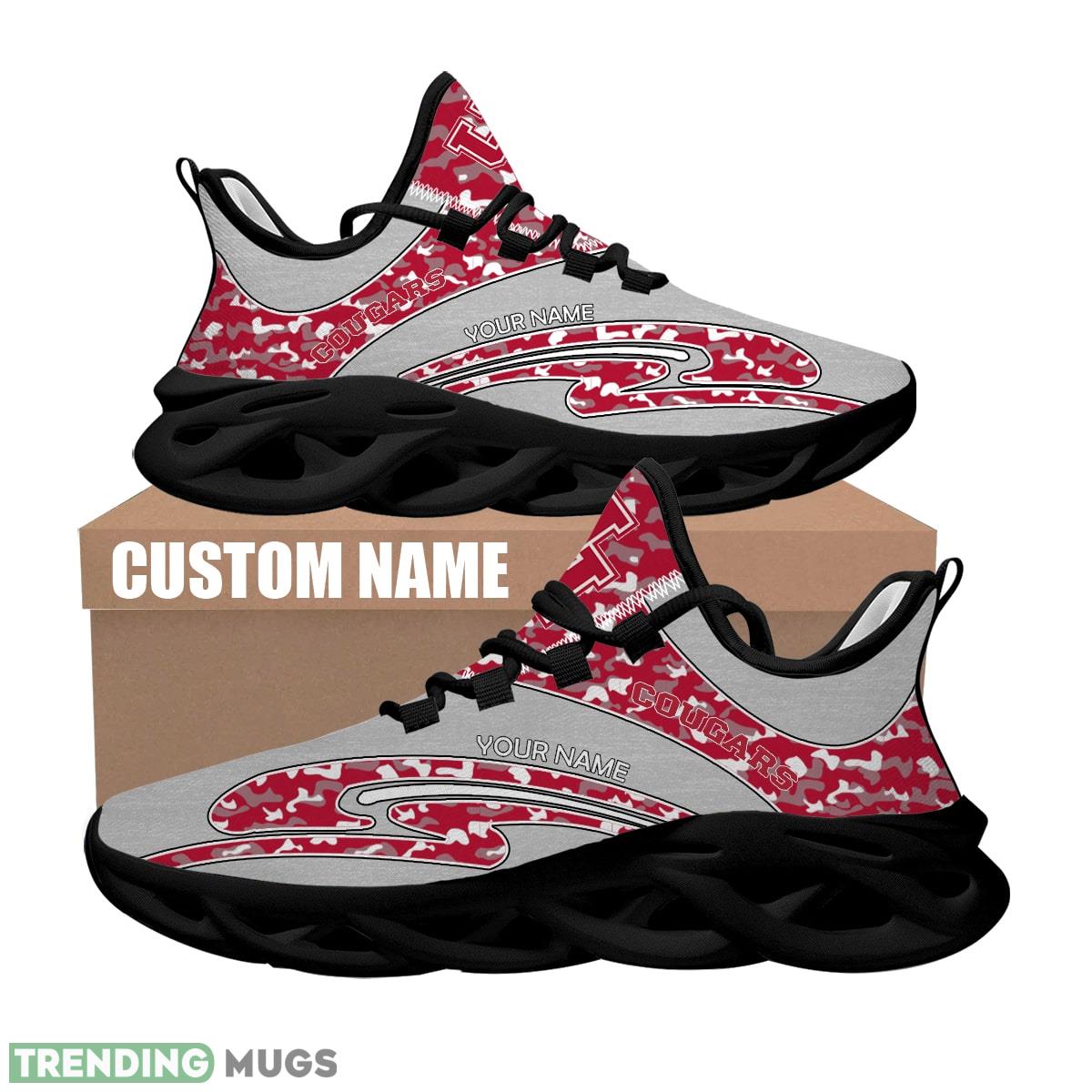 Personalized Camo Design NCAA Houston Cougars Max Soul Shoes Recognizable Chunky Sneaker Max Soul Personalized Camo Design NCAA Houston Cougars Max Soul Shoes Recognizable Chunky Sneaker Max Soul