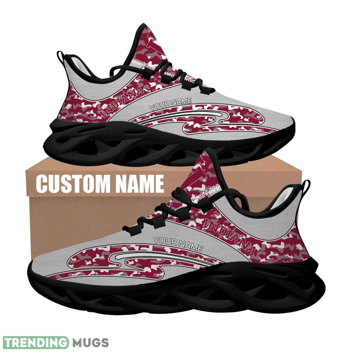 Personalized Camo Design NCAA Indiana Hoosiers Max Soul Shoes Icon Sport Sneaker Max Soul Personalized Camo Design NCAA Indiana Hoosiers Max Soul Shoes Icon Sport Sneaker Max Soul