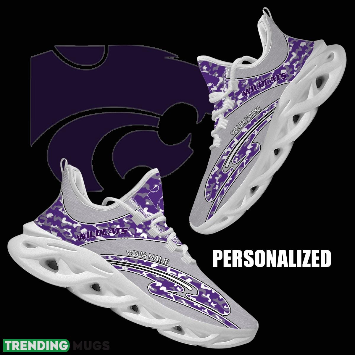 Personalized Camo Design NCAA Kansas State Wildcats Max Soul Shoes Trendsetter Running Sneaker - NCAA Kansas State Wildcats Chunky Sneakers Camo Personalized Style 1 Personalized Camo Design NCAA Kansas State Wildcats Max Soul Shoes Trendsetter Running Sneaker - NCAA Kansas State Wildcats Chunky Sneakers Camo Personalized Style 1