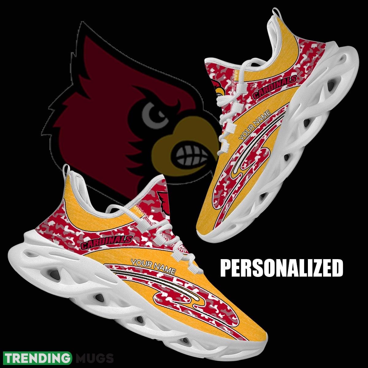 Personalized Camo Design NCAA Louisville Cardinals Max Soul Shoes Accentuate Sport Sneaker - NCAA Louisville Cardinals Chunky Sneakers Camo Personalized Style 1 Personalized Camo Design NCAA Louisville Cardinals Max Soul Shoes Accentuate Sport Sneaker - NCAA Louisville Cardinals Chunky Sneakers Camo Personalized Style 1